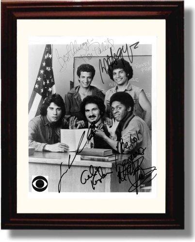 8x10 Framed Welcome Back Kotter Autograph Promo Print - Welcome Back Kotter Cast Framed Print - Television FSP - Framed   