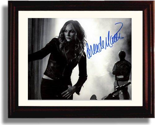 8x10 Framed Drea de Matteo Autograph Promo Print - Sons of Anarchy Framed Print - Television FSP - Framed   