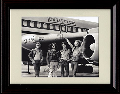 Unframed Led Zeppelin Autograph Promo Print Unframed Print - Music FSP - Unframed   
