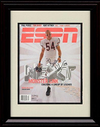 Unframed Brian Urlacher - Chicago Bears ESPN Magazine Autograph Promo Print Unframed Print - Pro Football FSP - Unframed   