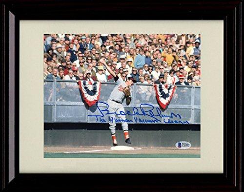 Framed 8x10 Brooks Robinson Autograph Replica Print - Human Vacuum Cleaner Framed Print - Baseball FSP - Framed   