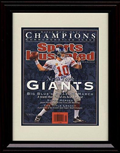 Unframed Eli Manning - New York Giants SI Autograph Promo Print - 2012 Unframed Print - Pro Football FSP - Unframed   