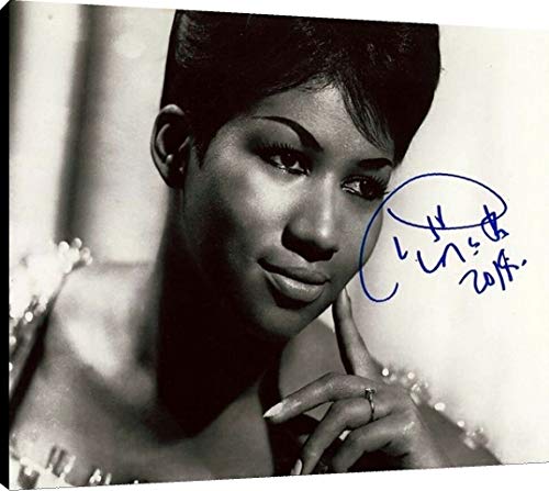 Acrylic Wall Art:  Aretha Franklin Autograph Print Acrylic - Music FSP - Acrylic   