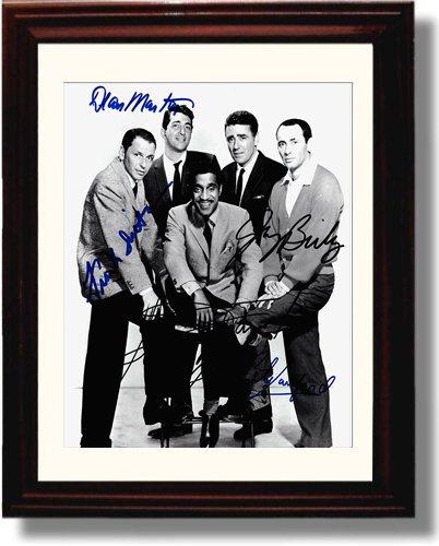 Unframed Rat Pack Autograph Promo Print Unframed Print - Music FSP - Unframed   