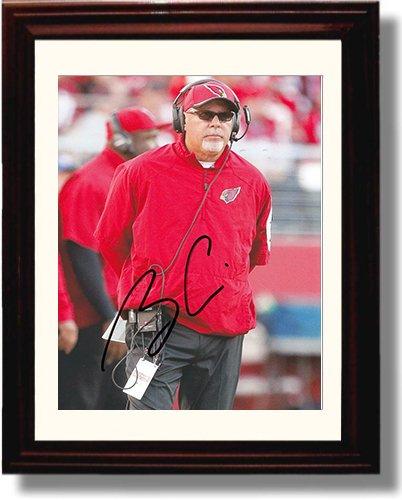 8x10 Framed Bruce Arians - Phoenix Cardinals Autograph Promo Print Framed Print - Pro Football FSP - Framed   