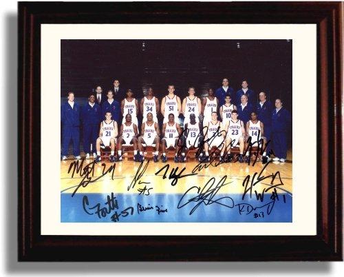 Unframed Syracuse Orange Team Photo Autograph Promo Print - Syracuse Orange - 2003 Champs Unframed Print - College Basketball FSP - Unframed   