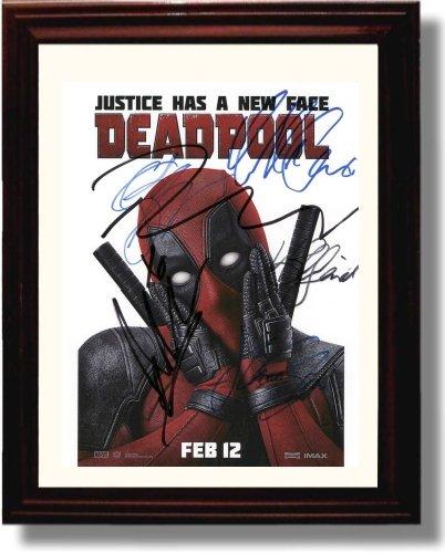 Unframed Cast of Deadpool Autograph Promo Print - Deadpool Unframed Print - Movies FSP - Unframed   