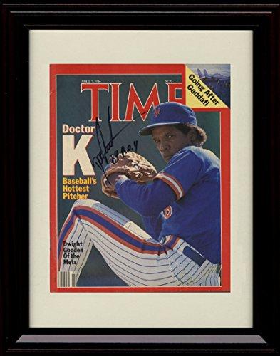 Framed 8x10 Dwight Doc Gooden Time Magazine Autograph Replica Print - Dr. K Framed Print - Baseball FSP - Framed   