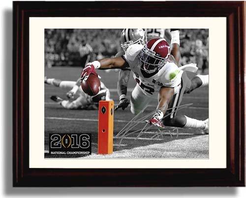 Framed 8x10 Kenyan Drake TD Dive Framed 8x10 Autograph Promo Print - Amazing Play! Framed Print - College Football FSP - Framed   