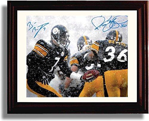 8x10 Framed Ben Roethlisberger, Jerome Bettis - Pittsburgh Steelers "Modern Legends" Autograph Promo Print Framed Print - Pro Football FSP - Framed   