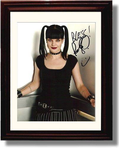 8x10 Framed Pauley Perrette Autograph Promo Print - NCIS Framed Print - Television FSP - Framed   