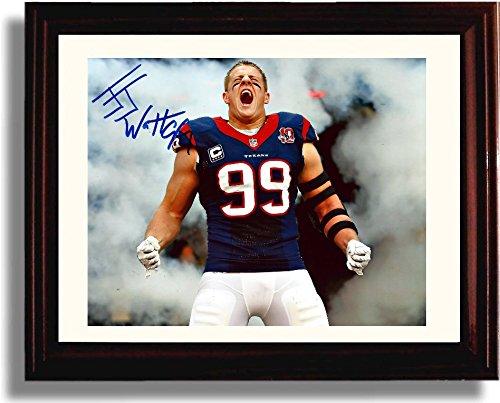 Unframed JJ Watt - Houston Texans Autograph Promo Print Unframed Print - Pro Football FSP - Unframed   