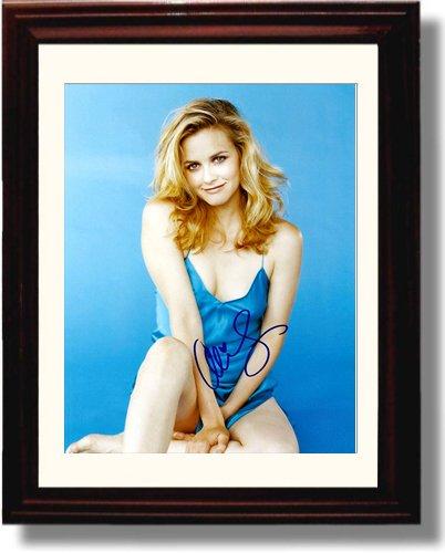 Unframed Alicia Silverstone Autograph Promo Print - Blue Unframed Print - Movies FSP - Unframed   