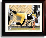 8x10 Framed Troy Polamalu - Pittsburgh Steelers Autograph Promo Print Framed Print - Pro Football FSP - Framed   