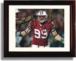 Framed 8x10 JJ Watt Autograph Promo Print - Wisconsin Badgers Framed Print - College Football FSP - Framed   