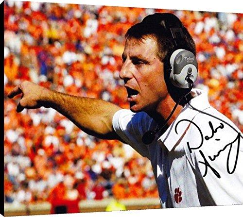 Floating Canvas Wall Art: Coach Dabo Swinney - Clemson Autograph Print Floating Canvas - College Football FSP - Floating Canvas   