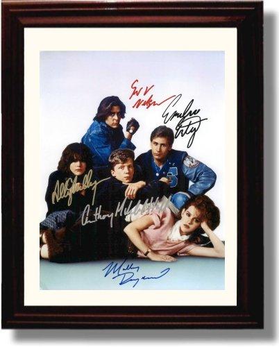 Unframed Cast of the Breakfast Club Autograph Promo Print Unframed Print - Movies FSP - Unframed   