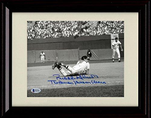 Framed 8x10 Brooks Robinson Autograph Replica Print - Human Vacuum Cleaner - Black and White Framed Print - Baseball FSP - Framed   