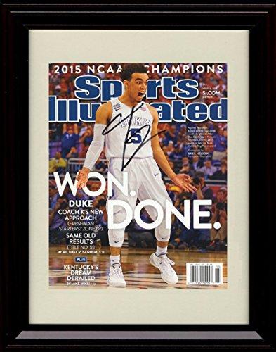 Unframed Tyus Jones Duke Blue Devils SI Autograph Promo Print - 2015 Champs! Unframed Print - College Basketball FSP - Unframed   