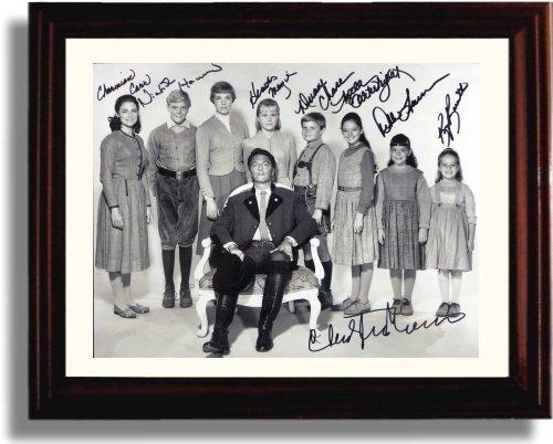 Unframed Cast of Sound of Music Autograph Promo Print - Sound of Music Unframed Print - Movies FSP - Unframed   