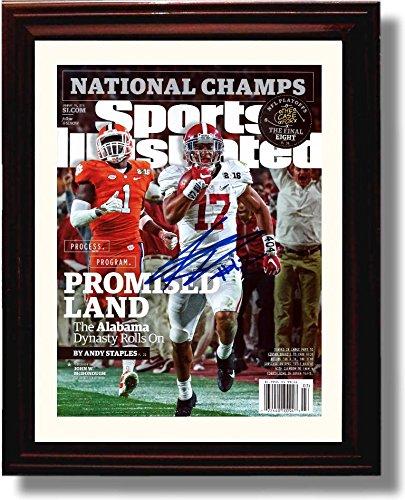 Framed 8x10 Kenyan Drake - Alabama Crimson Tide "Promised Land" SI National Champs Framed Print - College Football FSP - Framed   