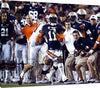 Floating Canvas Wall Art: Kick Six Auburn Tigers - Chris Davis Autograph Print Floating Canvas - College Football FSP - Floating Canvas   