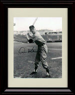 Framed 8x10 Al Kaline - Black And White Full Length Batting Stance - Detroit Tigers Autograph Replica Print Framed Print - Baseball FSP - Framed   