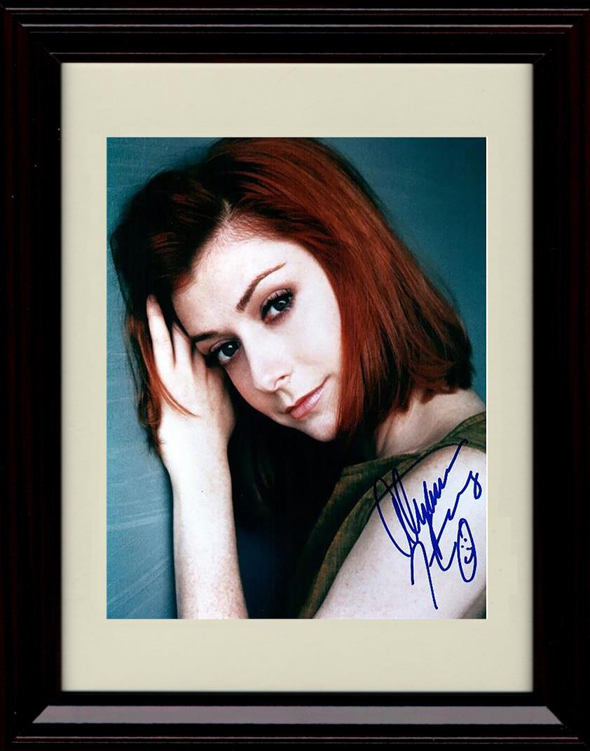 Unframed Alyson Hannigan Autograph Promo Print - Head Shot Unframed Print - Movies FSP - Unframed   