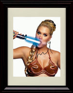 8x10 Framed Amy Schumer Autograph Promo Print - Portrait Framed Print - Television FSP - Framed   