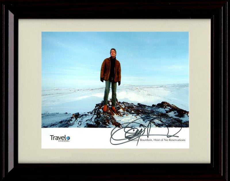 Unframed Anthony Bourdain Autograph Promo Print - Landscape Unframed Print - Television FSP - Unframed   