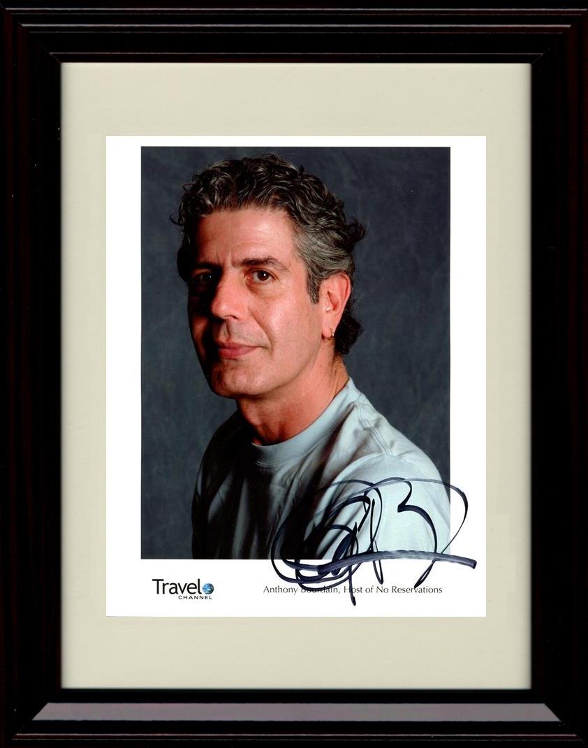 Unframed Anthony Bourdain Autograph Promo Print - Portrait Unframed Print - Television FSP - Unframed   