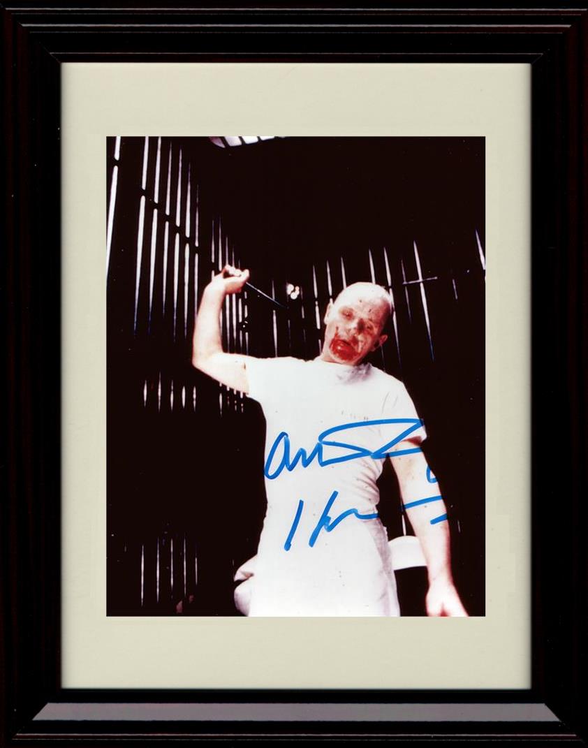 Unframed Anthony  Hopkins Autograph Promo Print - Silence Of The Lambs Escape Unframed Print - Movies FSP - Unframed   