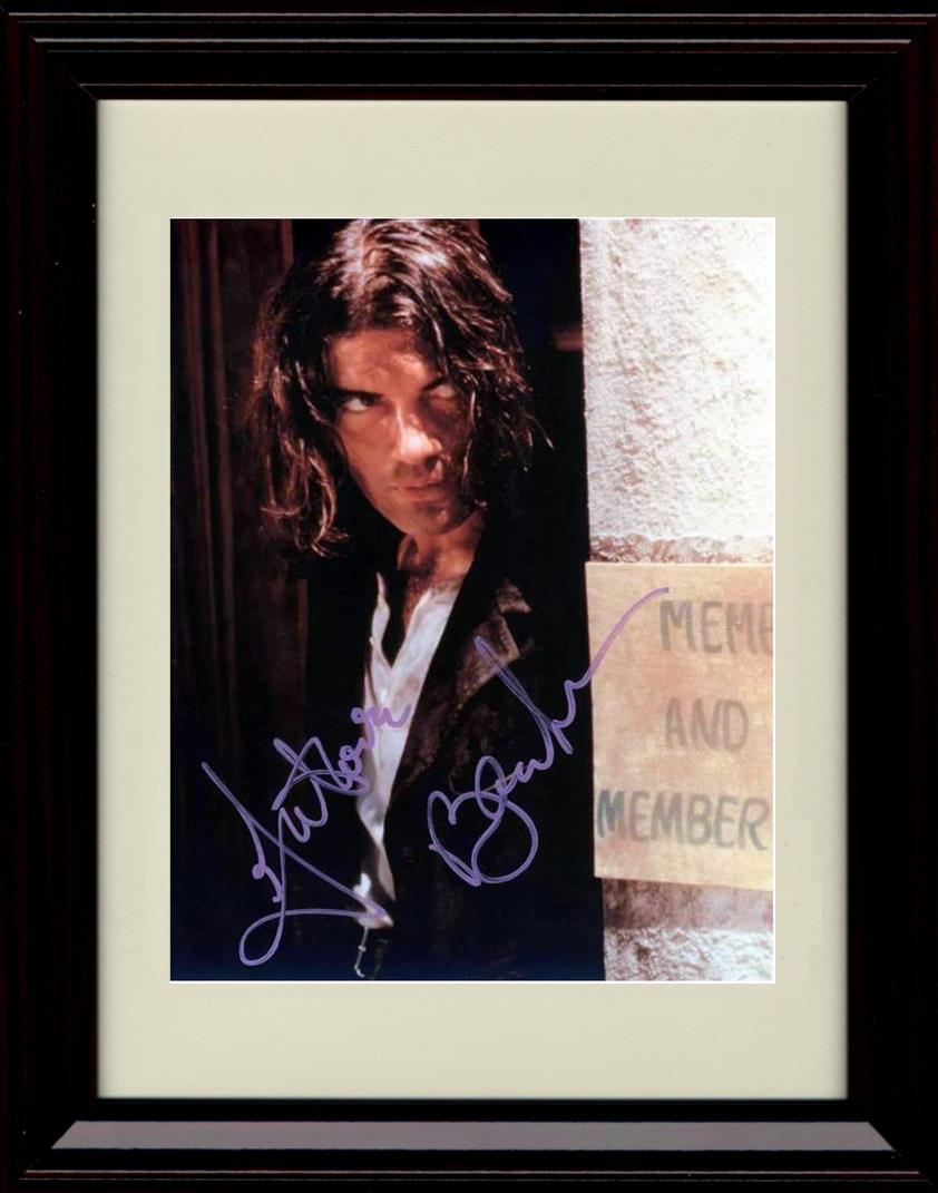 Unframed Antonio Banderas Autograph Promo Print - Against Wall Unframed Print - Movies FSP - Unframed   