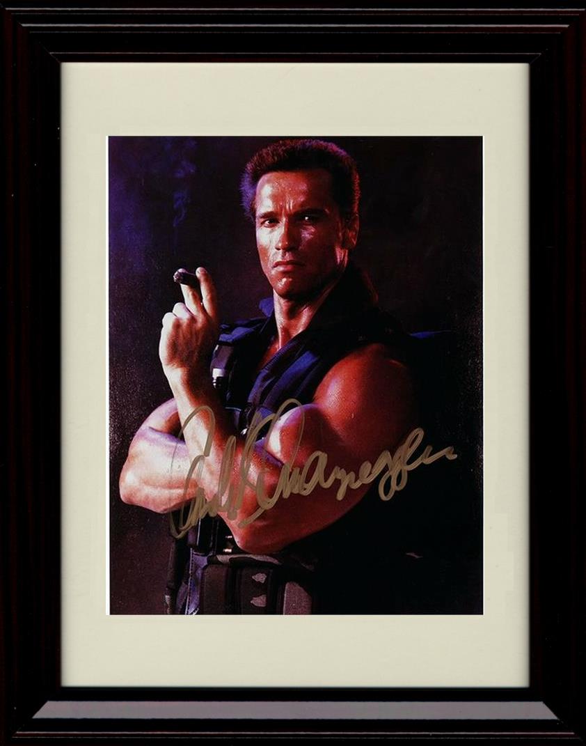 Unframed Arnold Schwarzenegger Autograph Promo Print - Commando Unframed Print - Movies FSP - Unframed   