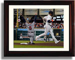 Unframed Atlanta Braves Freddie Freeman, Dansby Swanson - WS 2021 Final Out Photo Unframed Print - Baseball FSP - Unframed   