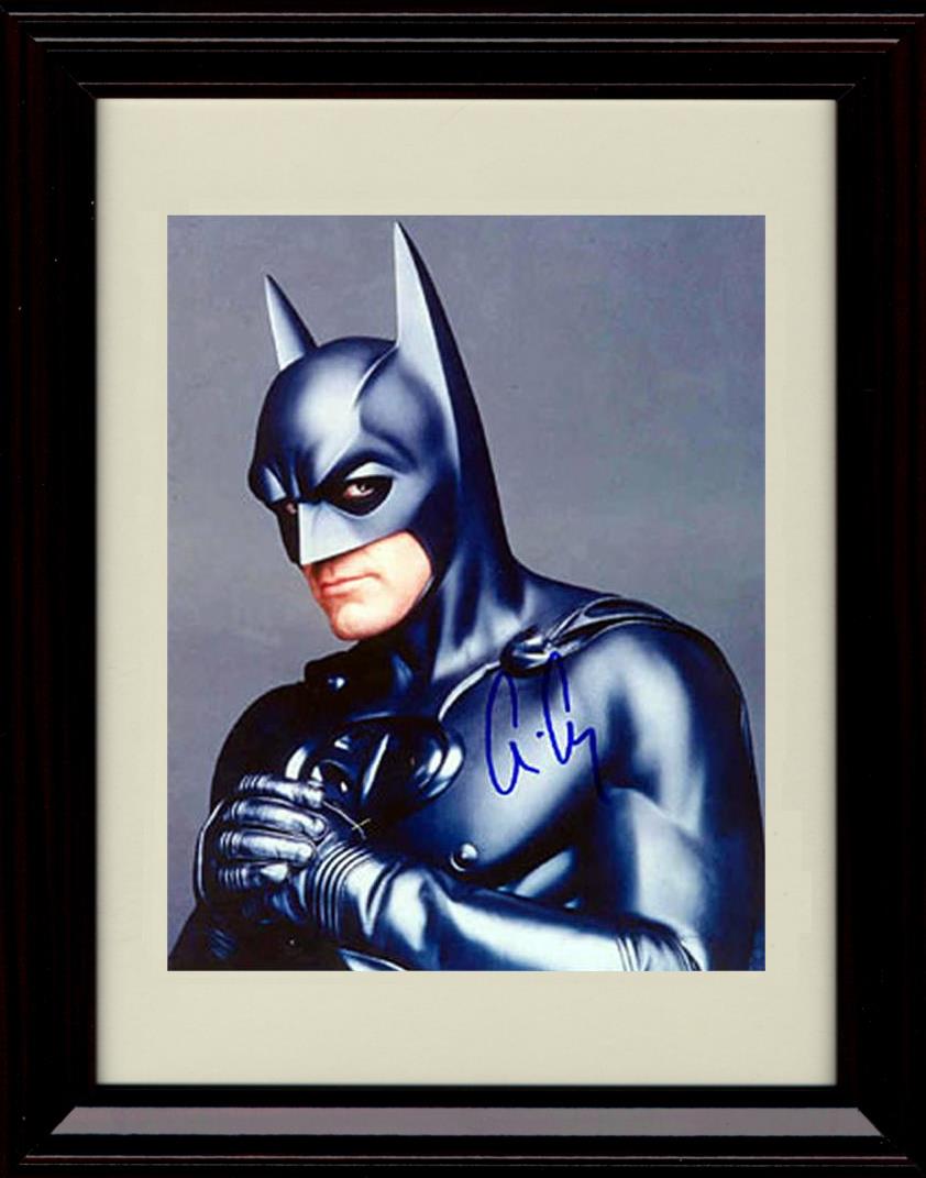 Unframed Batman Autograph Promo Print - George Clooney Unframed Print - Movies FSP - Unframed   