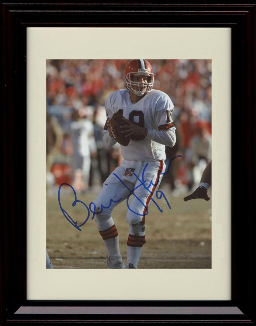 Unframed Bernie Kosar - Cleveland Browns Autograph Promo Print - Ready To Pass Unframed Print - Pro Football FSP - Unframed   