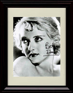 Unframed Bette Davis Autograph Promo Print - Close Up Unframed Print - Movies FSP - Unframed   