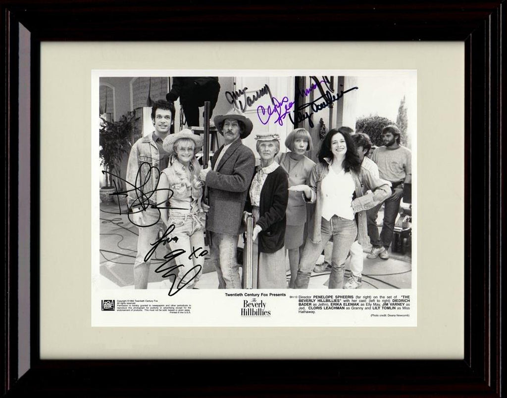 Unframed Beverly Hillbillies Cast Autograph Promo Print - Landscape Unframed Print - Television FSP - Unframed   