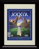 Unframed Bill Belicek - New England Patriots Autograph Promo Print - Super Bowl  XXXIX Program Unframed Print - Pro Football FSP - Unframed   