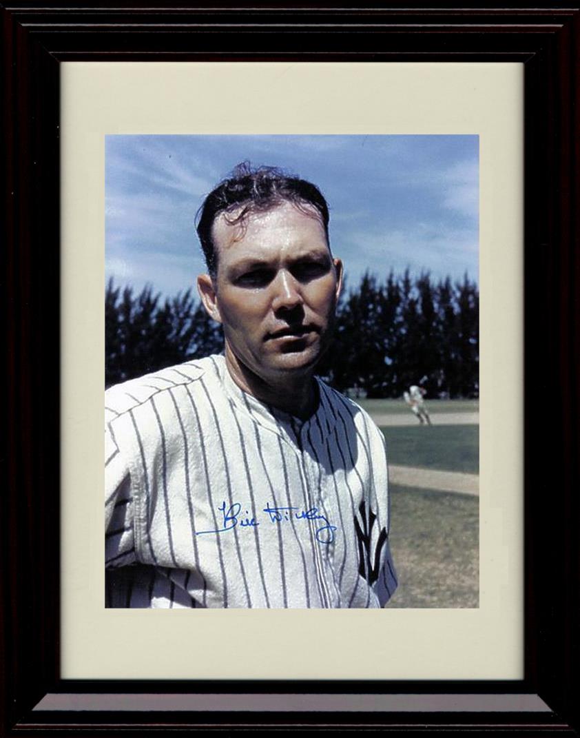 Unframed Bill Dickey - Close Up - New York Yankees Autograph Replica Print Unframed Print - Baseball FSP - Unframed   