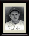 Framed 8x10 Bill Terry - Close Up Black and White - New York Giants Autograph Replica Print Framed Print - Baseball FSP - Framed   