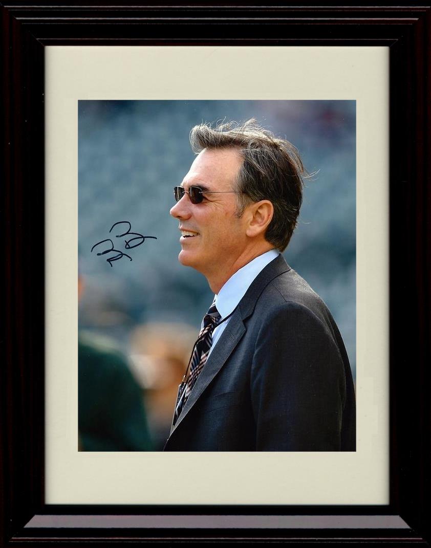 Unframed Billy Bean - Happy Profile - Oakland A's Autograph Replica Print Unframed Print - Baseball FSP - Unframed   