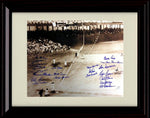 Unframed Bobby Thomson - Shot Heard Round the World Team Signed - New York Giants Autograph Replica Print Unframed Print - Baseball FSP - Unframed   