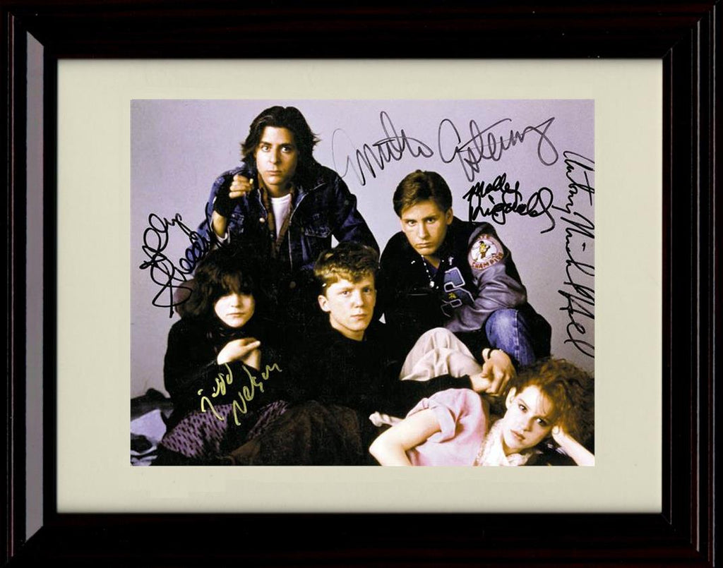 Unframed Breakfast Club Autograph Promo Print - Cast Picture Unframed Print - Movies FSP - Unframed   