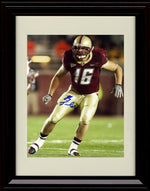 Framed 8x10 Brian Toal Autograph Promo Print - Boston College- On The Move Framed Print - College Football FSP - Framed   