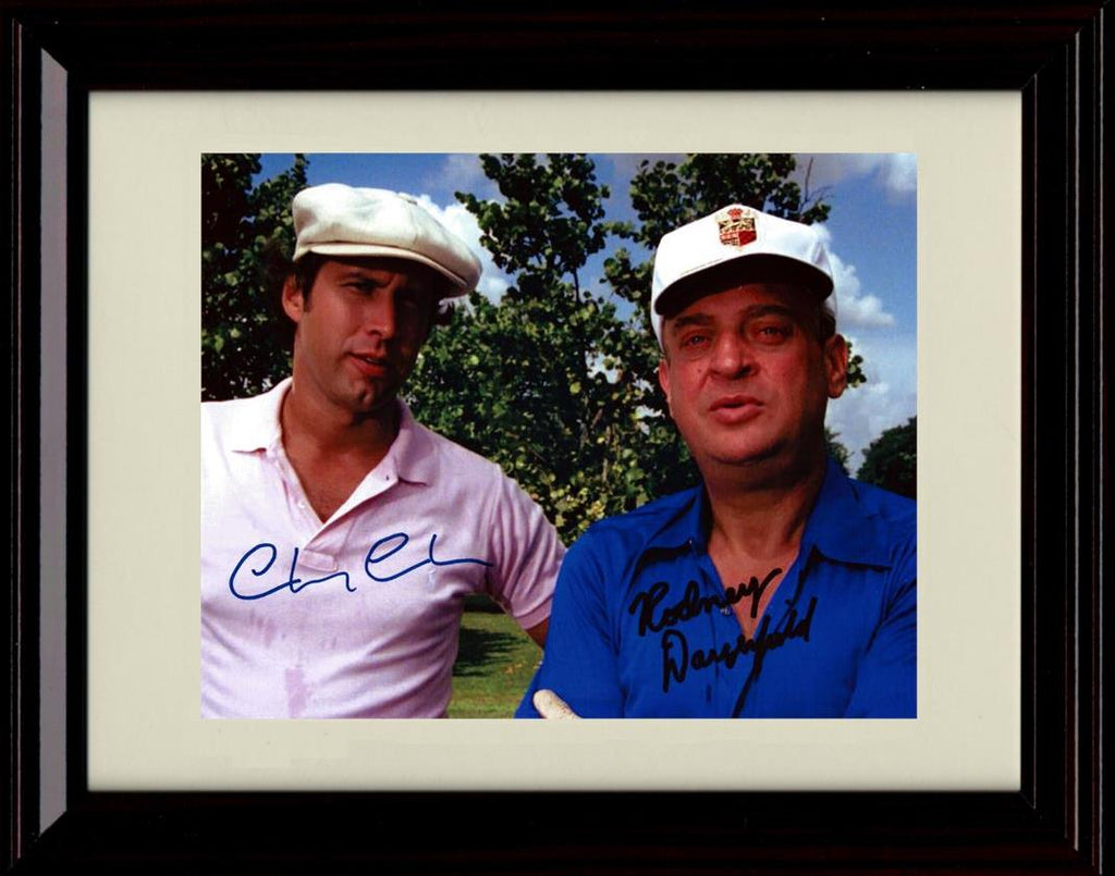 Unframed Caddyshack Chase and Rodney Dangerfield Autograph Promo Print - Caddyshack Unframed Print - Movies FSP - Unframed   