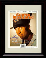 Framed 8x10 Cal Ripken Jr - The Iron Man - Baltimore Orioles Autograph Replica Print Framed Print - Baseball FSP - Framed   