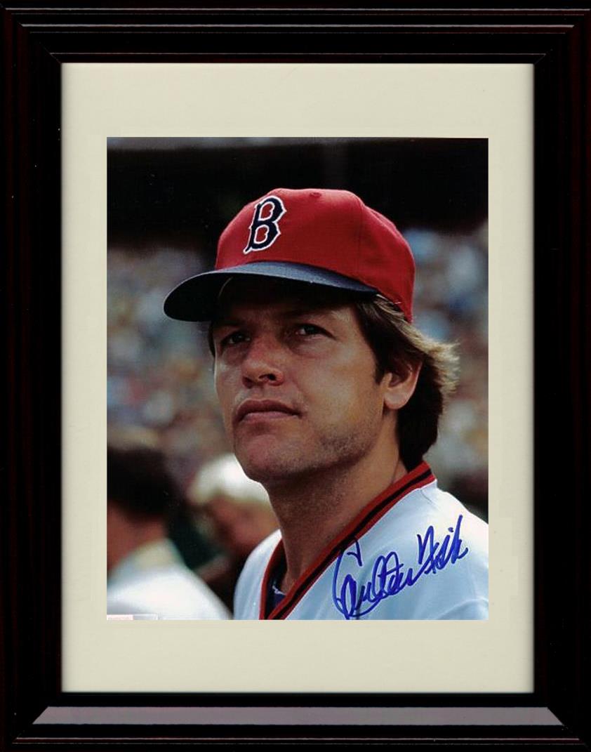 Unframed Carlton Fisk - Close Up - Boston Red Sox Autograph Replica Print Unframed Print - Baseball FSP - Unframed   