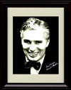 Unframed Charlie Chaplin Autograph Promo Print - Black and White Headshot Unframed Print - Movies FSP - Unframed   